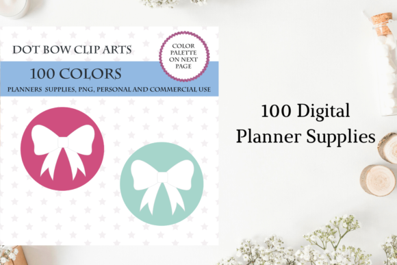 100 Bow Round Clipart for Creative Projects