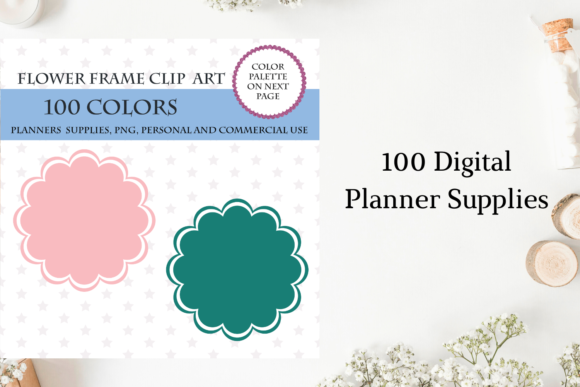 100 Flower Frame Clipart: A Versatile Resource for Designers and Creators