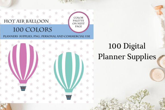 100 Hot Air Balloon Clipart Collection: A Vibrant Resource for Designers and Creators