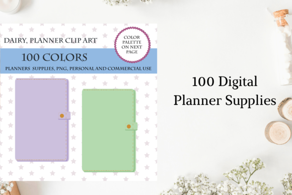 100 Notebook Clipart for Office Supplies