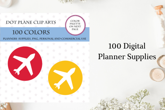100 Plane Dot Clipart, Plane Planner: A Versatile Tool for Designers and Creators