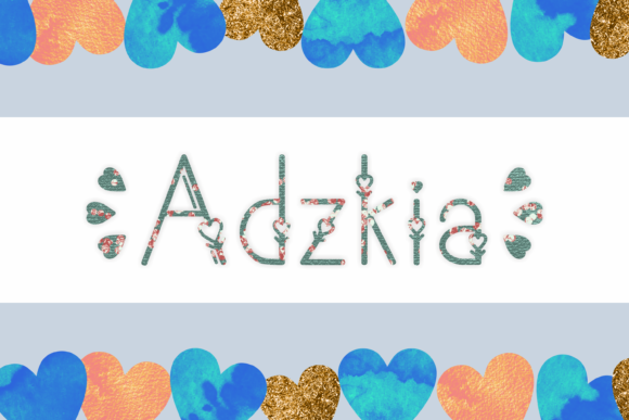 Adzkia Font: A Romantic Touch for Creative Projects