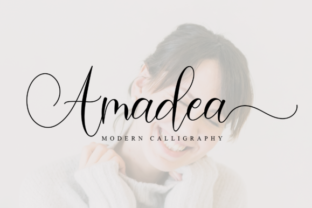 Amadea: A Playful Calligraphy Font for Creative Projects