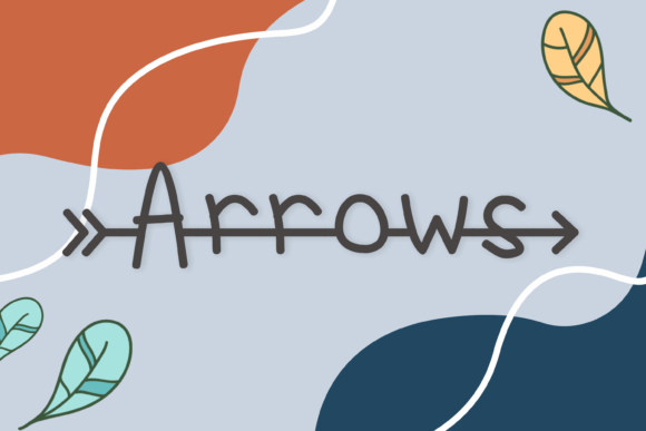 Arrows: A Stylish and Versatile Decorative Font for Creative Projects