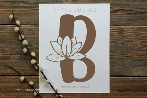 Brown Monogram: A Timeless Font for Personal and Professional Creativity