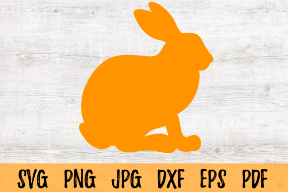 Bunny Rabbit Silhouette Craft Pattern