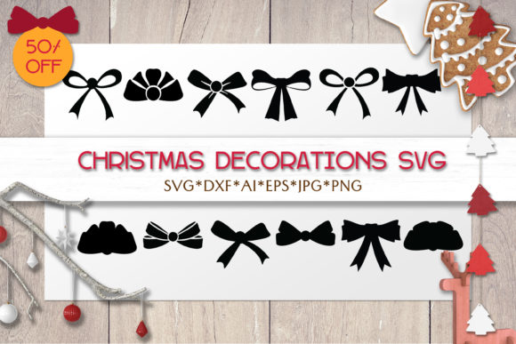 Christmas Decoration Bow Ribbon