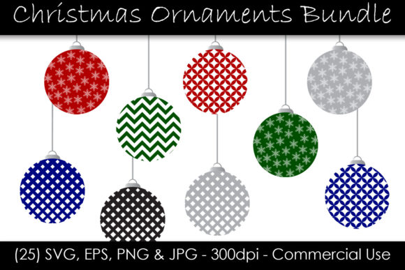 Christmas Ornament SVG Bundle for Creative Projects