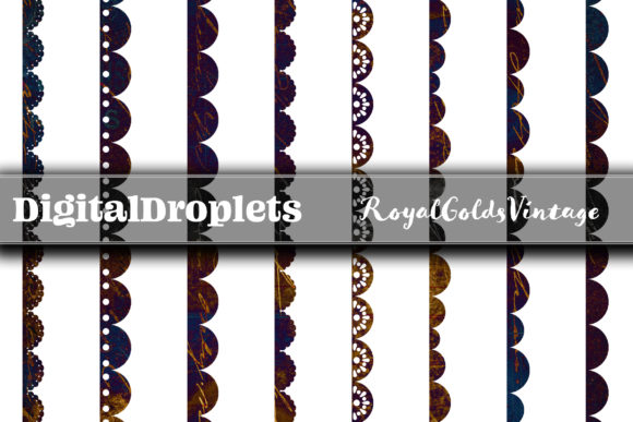Discover the Beauty and Versatility of Royal Golds Vintage Papers with SCALLOP Borders