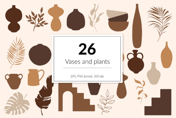 Exploring the Beauty and Utility of Abstract Vases and Pots Clipart: A Guide for Designers and Creators