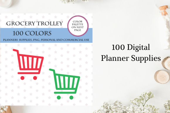 Grocery Trolley Clipart: A Versatile Asset for Designers and Marketers
