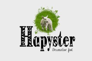 Hapyster: A Magical Decorative Font for Elegance in Design