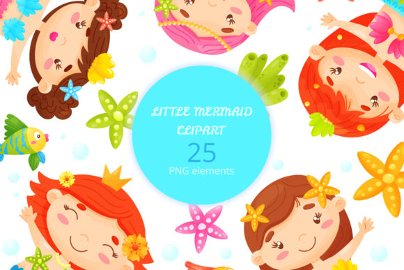 Little Mermaid DIY 1: A Creative Vector Set