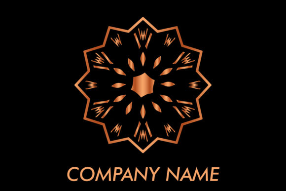Logo Ornament Rose Gold Design: A Versatile Asset for Modern Branding and Decor