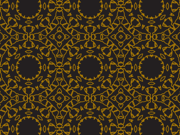 Pattern Gold Black Circle Texture: A Versatile Design Element for Modern and Vintage Aesthetics