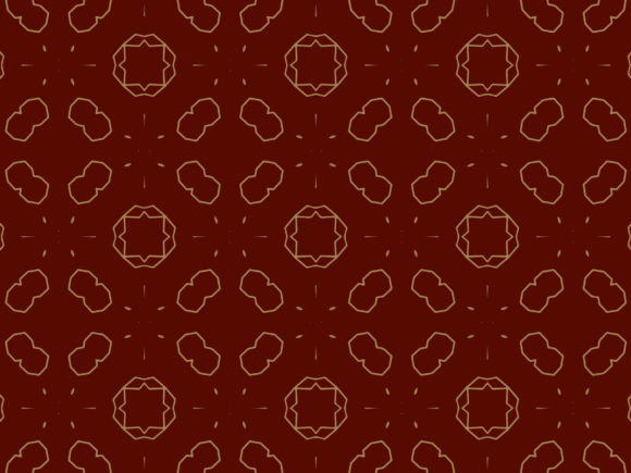Pattern Islamic Brown Illustration for Decor and Design