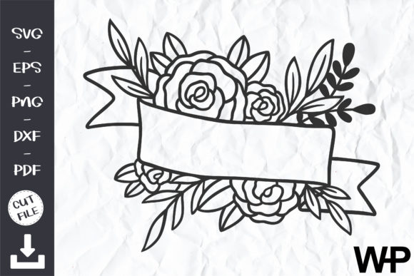 Ribbon Floral Banner Wedding Monogram: A Beautiful Addition to Your Special Day
