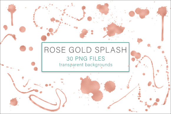 Rose Gold Splash: Strategic Use for Creative and Professional Projects