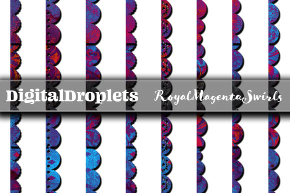 Royal Magenta Swirls: A Digital Art Resource for Creative Projects